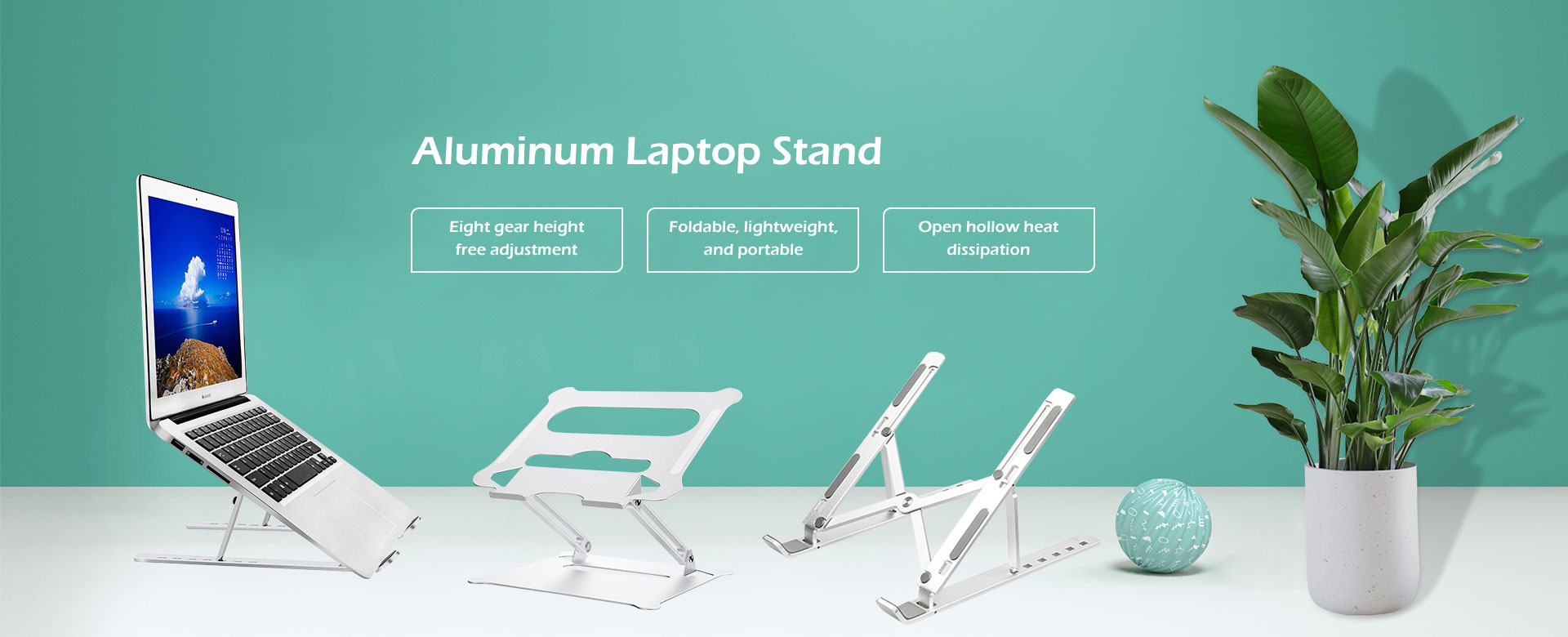 China Aluminium Laptop Stand abavelisi