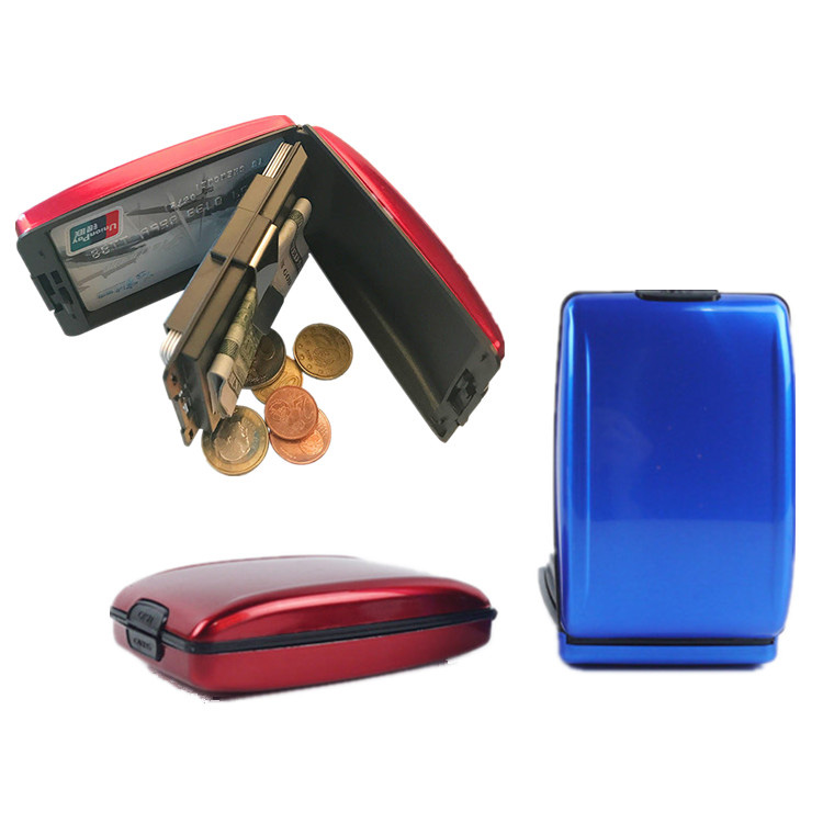 Multifunctional RFID Aluminiyam Card Holder Isipaji Kuba Cash Card zemali