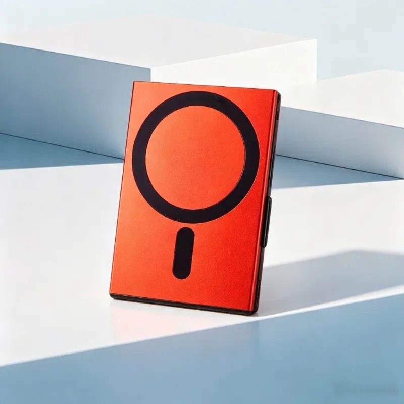 Ultra-Thin Aluminiyam Magnetic Auto Pop-Up Card Isiphathi
